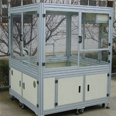 鋁型材外罩組裝加工 整機(jī)設(shè)備防護(hù)框架